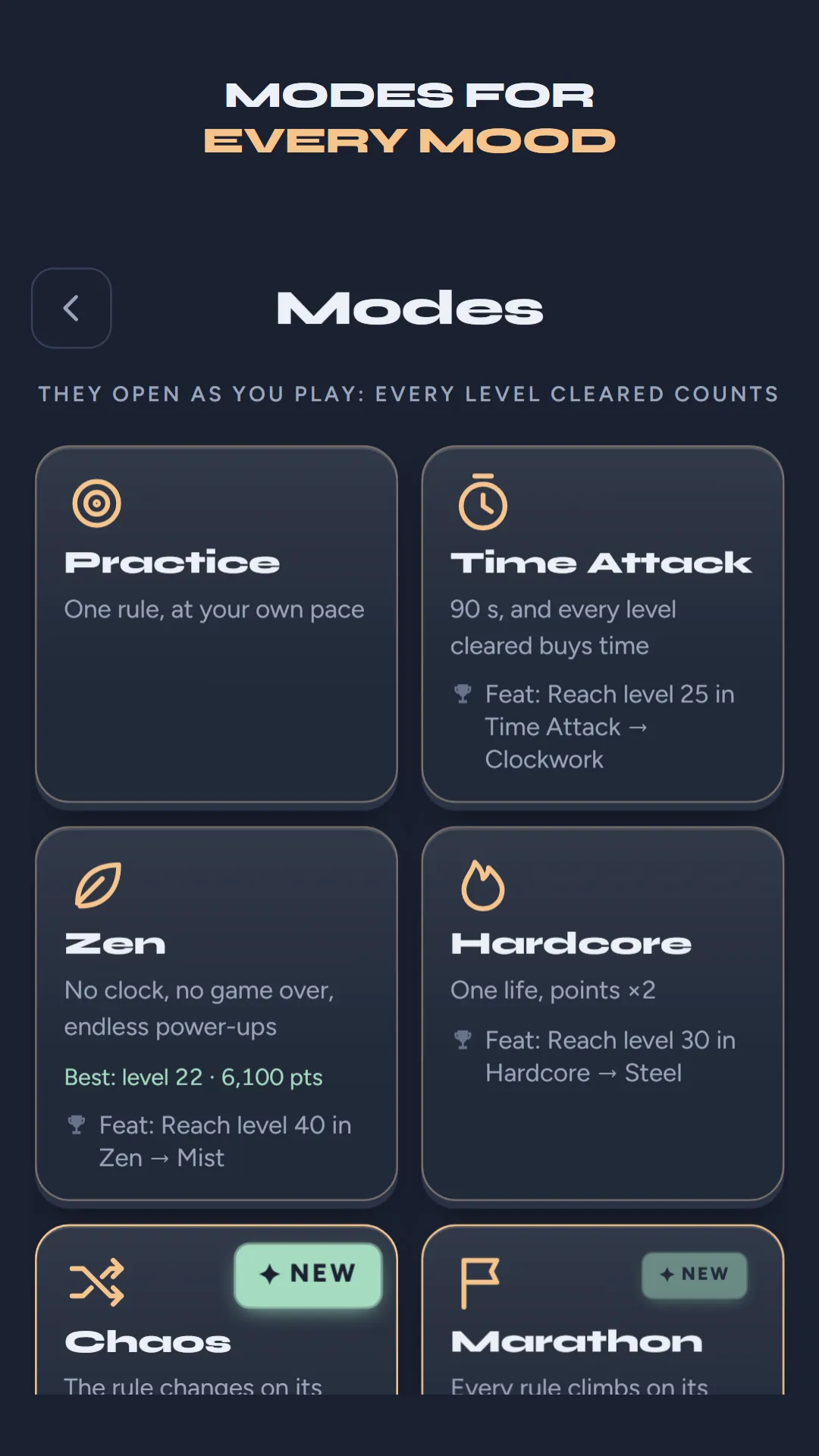 Mind the Grid screenshot: Find your next challenge.
